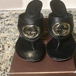Cute Gucci thong heel.